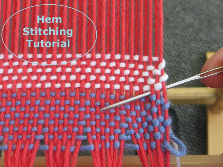 Hem Stitch For Weaving
