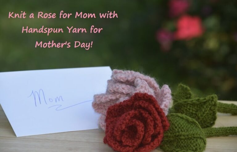 Knit a Rose for Mother’s Day