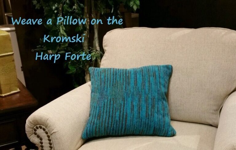 Weave a Pillow on the Harp Forte