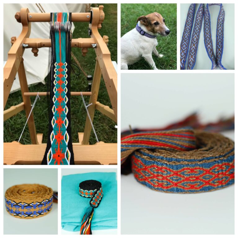 Tablet Weaving on the 8″ Harp Forte