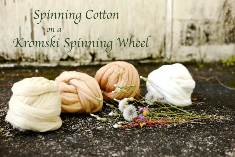 Spinning Natural Colored Cotton
