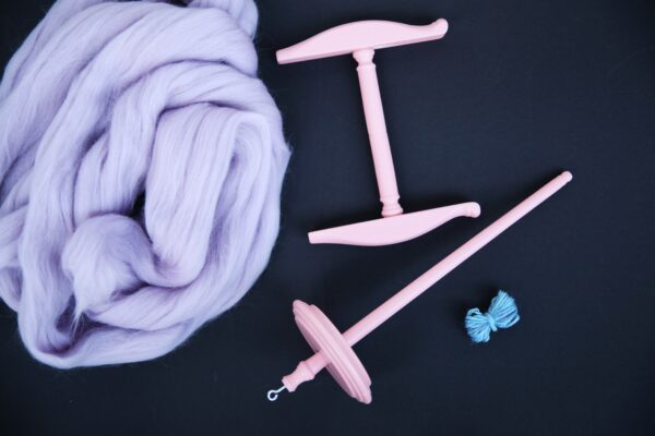 light pink drop spindle de lux light pink drop spindle de lux