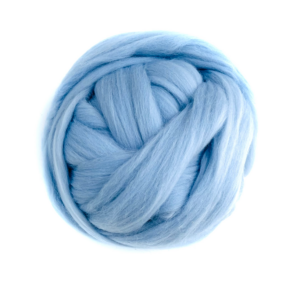 Light Blue Wool - European Merino Standard