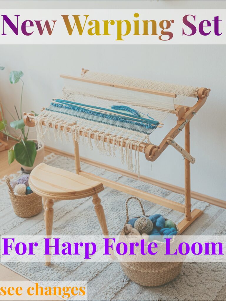 Changes in Harp Loom Warping set tools